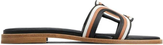 Tod's Kate leather slides Black