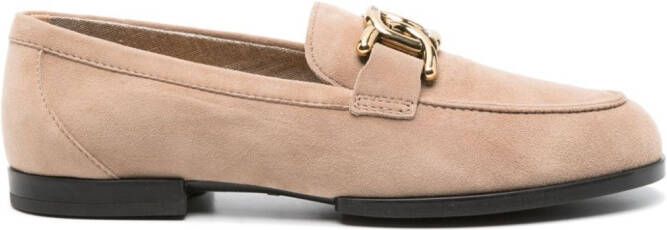 Tod's Kate suede loafers Neutrals