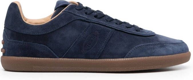Tod's panelled low-top sneakers Blue