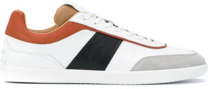 Tod's panelled low-top sneakers White
