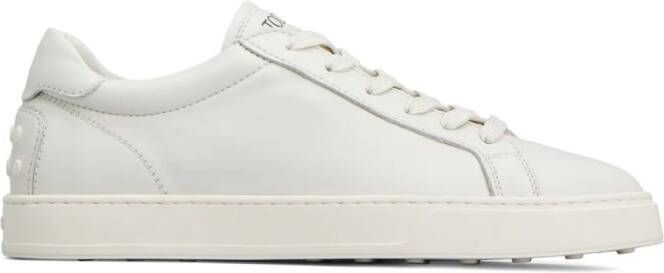 Tod's studded lace-up sneakers White