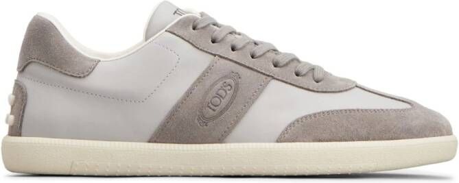 Tod's Tabs leather sneakers Grey