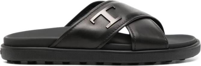 Tod's Timeless leather sandals Black