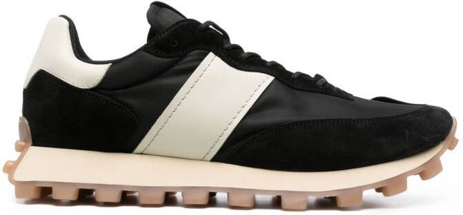 Tod's Allacciata stripe-detail sneakers Black