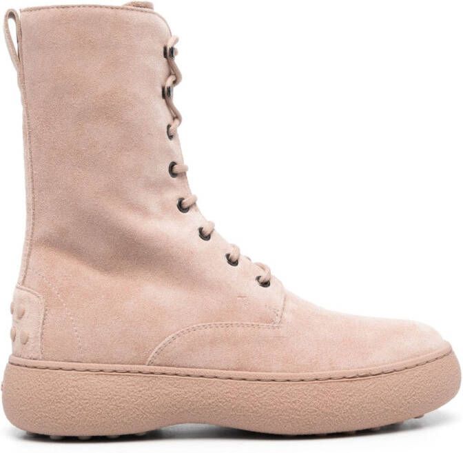 Tod's W. G. lace-up ankle boots Neutrals