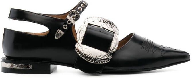 Toga Pulla buckle-detail pumps Black