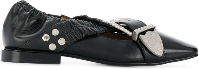 Toga Pulla buckle-detail pumps Black