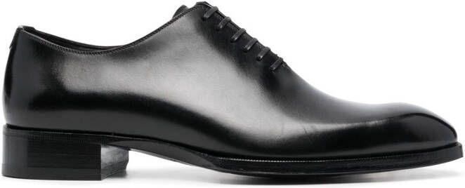 TOM FORD leather Oxford shoes Black