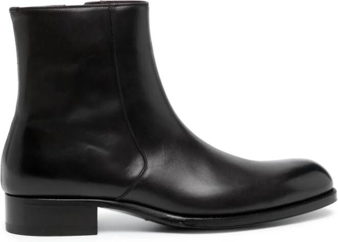 TOM FORD Edgar leather ankle boots Brown