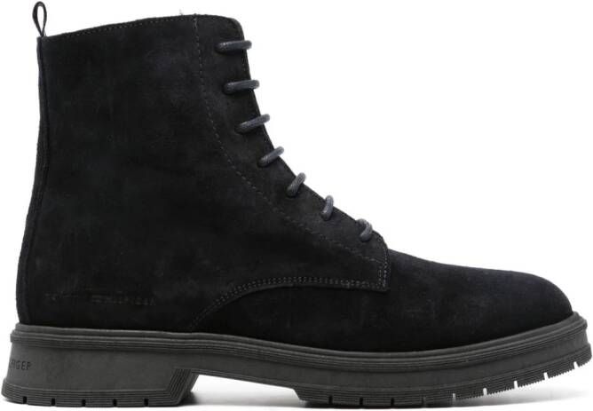 Tommy Hilfiger Core suede boots Blue