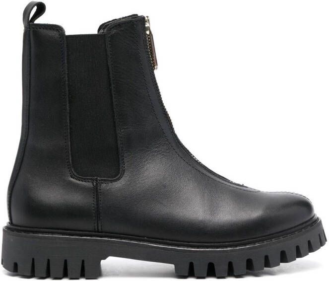 Tommy Hilfiger front zip-fastening ankle boots Black