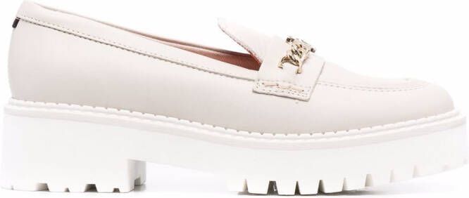Tommy Hilfiger horsebit-detail chunky loafers Neutrals