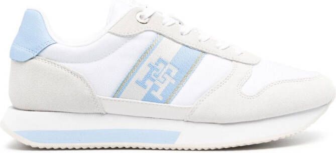 Tommy Hilfiger lace-up suede sneakers White