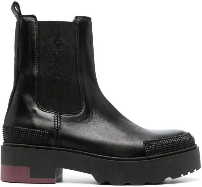 Tommy Hilfiger leather ankle boots Black