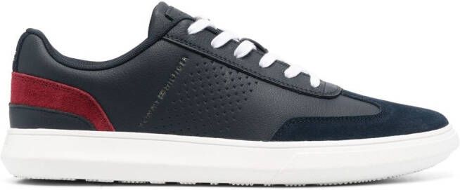 Tommy Hilfiger logo-patch low-top sneakers Blue