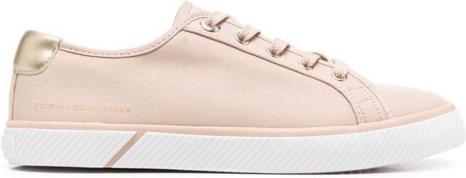 Tommy Hilfiger low-top lace-up sneakers Pink