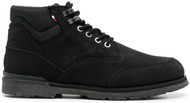 Tommy Hilfiger Nubumix suede boots Black