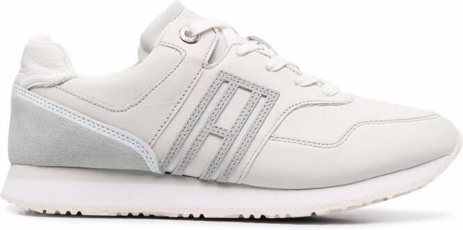 Tommy Hilfiger side logo-patch sneakers Grey