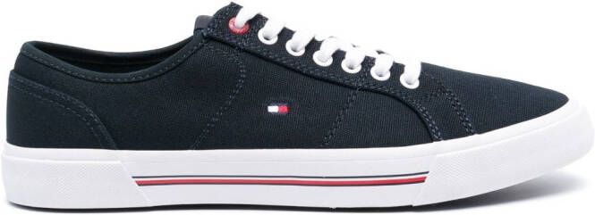 Tommy Hilfiger signature-detail low-top sneakers Blue