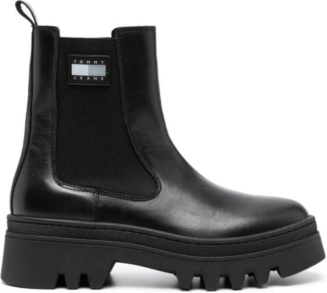 Tommy Jeans 40mm chelsea boots Black