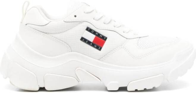 Tommy Jeans logo-appliqué sneakers White