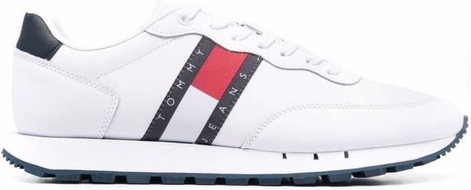 Tommy Jeans side logo-print sneakers White