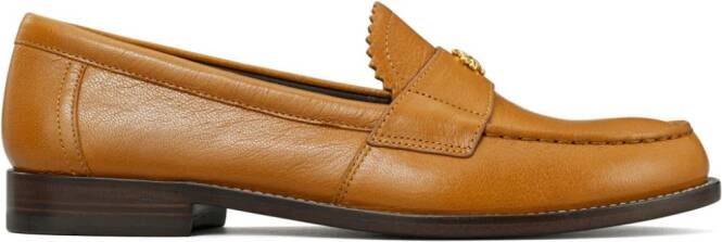 Tory Burch Classic leather loafers Brown