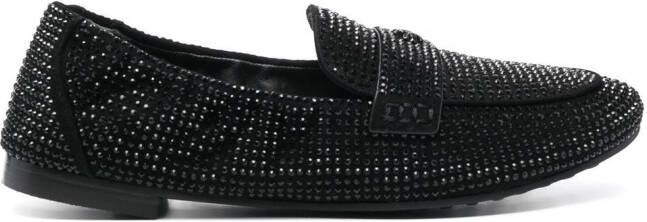 Tory Burch Ballet leather loafers Black