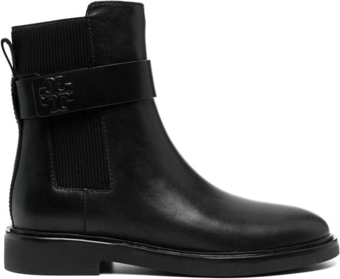 Tory Burch 35mm Double T Chelsea boots Black