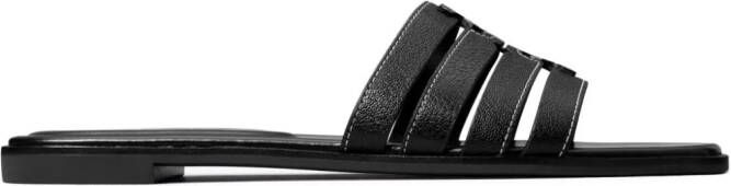 Tory Burch Ines leather sandals Black
