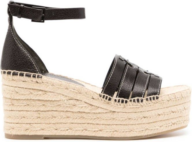 Tory Burch Ines wedge espadrilles Black