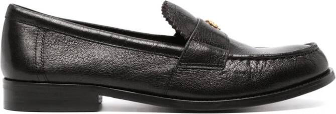 Tory Burch Classic leather loafers Black