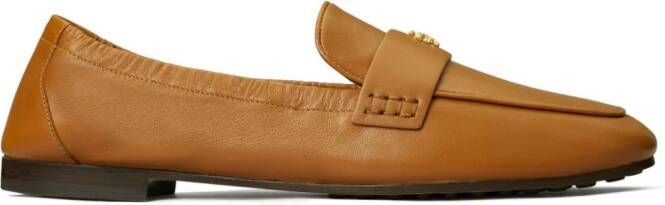 Tory Burch Ballet leather loafers Brown