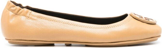 Tory Burch Minnie Trave ballerina shoes Neutrals