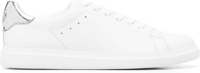 Tory Burch rear logo-plaque detail sneakers White