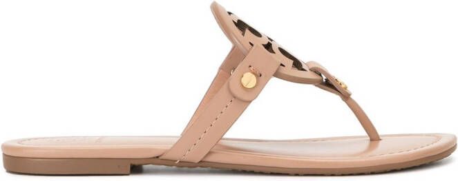Tory Burch T-medallion sandals Neutrals