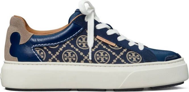Tory Burch T Monogram Ladybug sneakers Blue