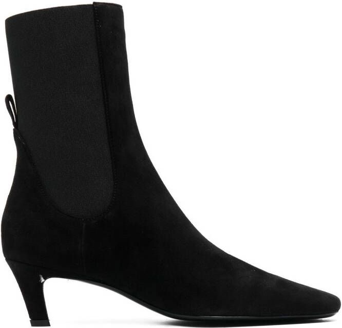 TOTEME The Mid Heel 50mm boots Black