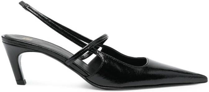 TOTEME 70mm The Sharp pointed-toe pumps Black