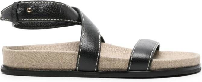 TOTEME The Chunky leather sandals Black