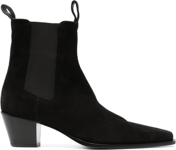 TOTEME 50mm The City cowboy boots Black