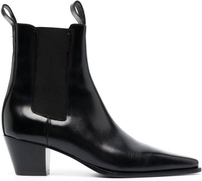 TOTEME 50mm The City cowboy boots Black