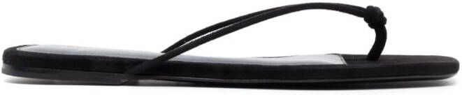 TOTEME The Knot thong sandals Black