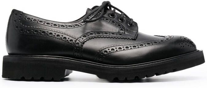 Tricker's Bourton leather Derby shoes Black