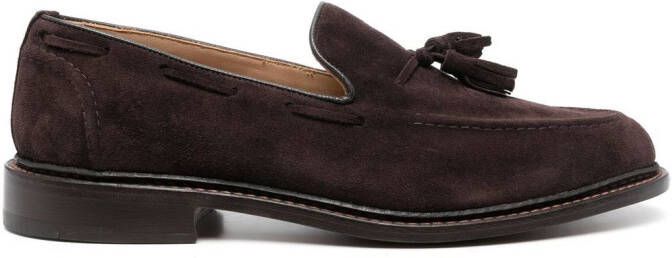 Tricker's Elton suede loafers Brown