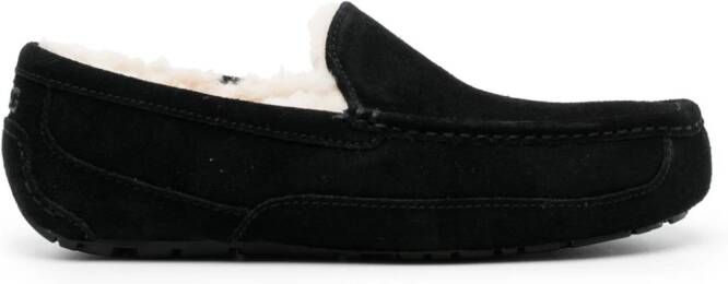 UGG Ascot Matte suede slippers Black