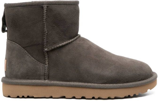UGG Classic Mini II shearling ankle boots Grey