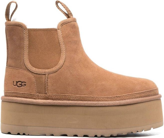UGG Classic Mini platform Chelsea boots Neutrals