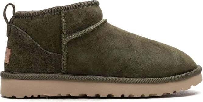 UGG Classic Ultra Mini "Burnt Olive" boots Green