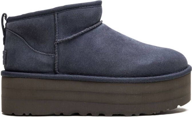 UGG Classic Ultra Mini Platform "Eve Blue" boots